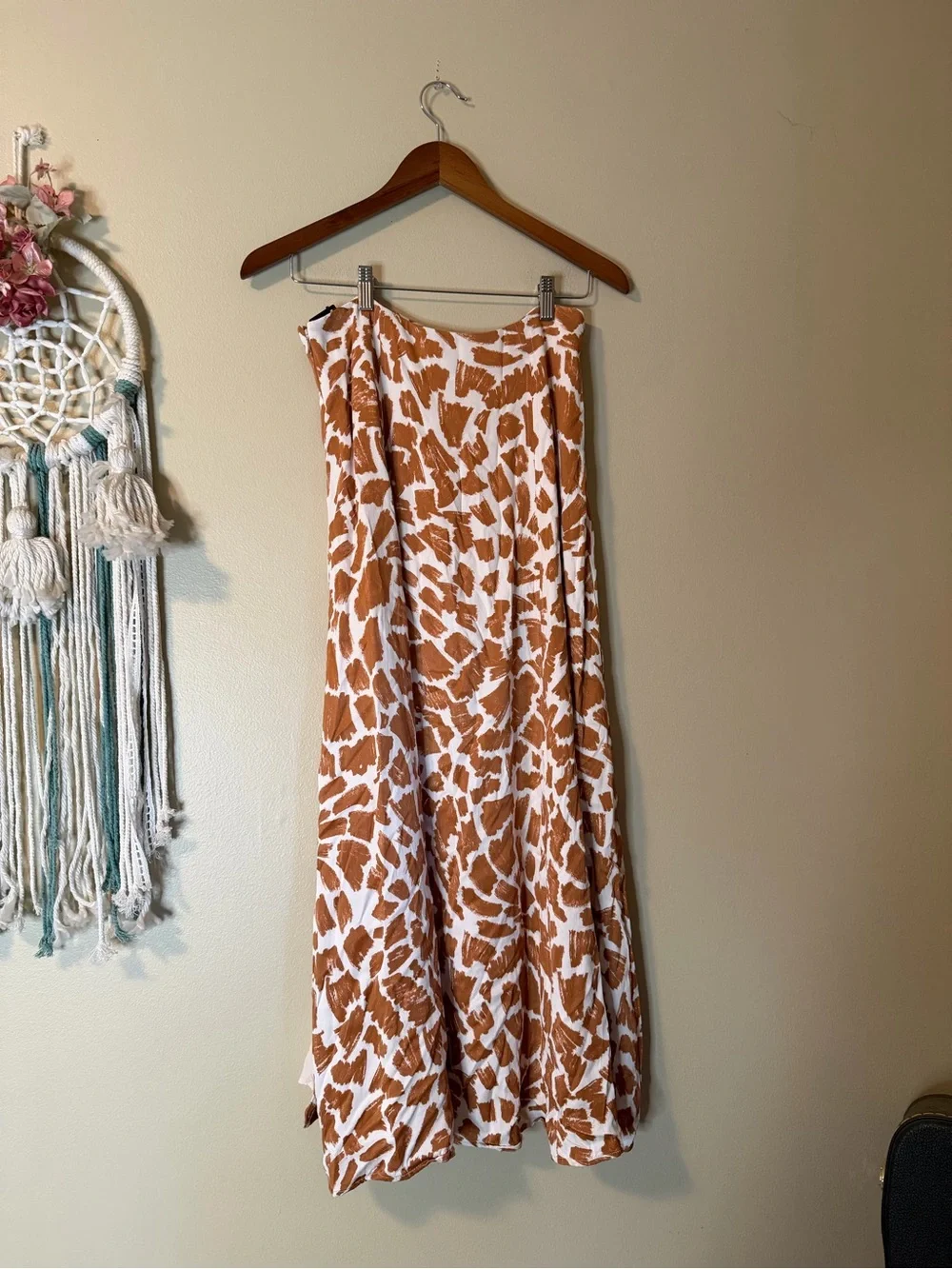 Anthropologie Maeve Printed High Slit Maxi Skirt Size 4 - Picture 3 of 6